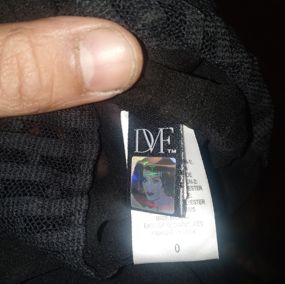 Diane Von Furstenberg Mabel Black Silk Dress Size 0 Lace Crochet Trim Shift - Picture 16 of 16